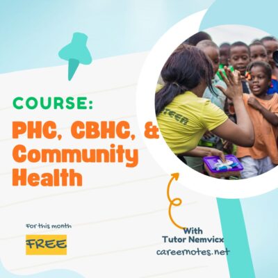 PHC, CBHC, Community Health