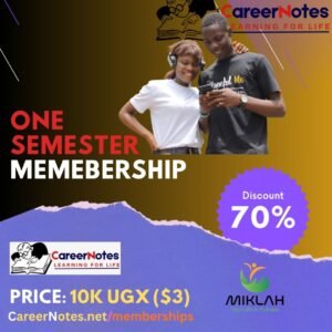One semester membership - CareerNotes.net
