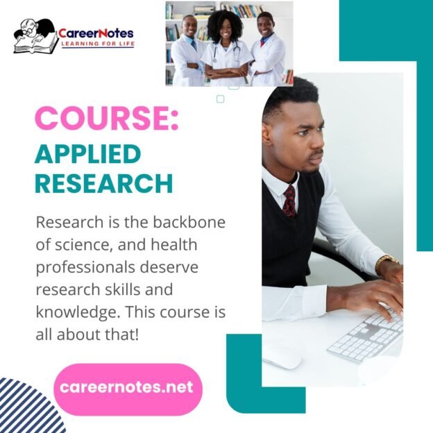 Applied Research for Nurses and Health Professionals