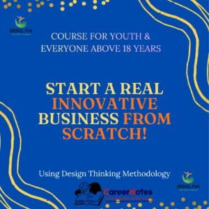 Youth and Starting Business from Scratch using design thinking